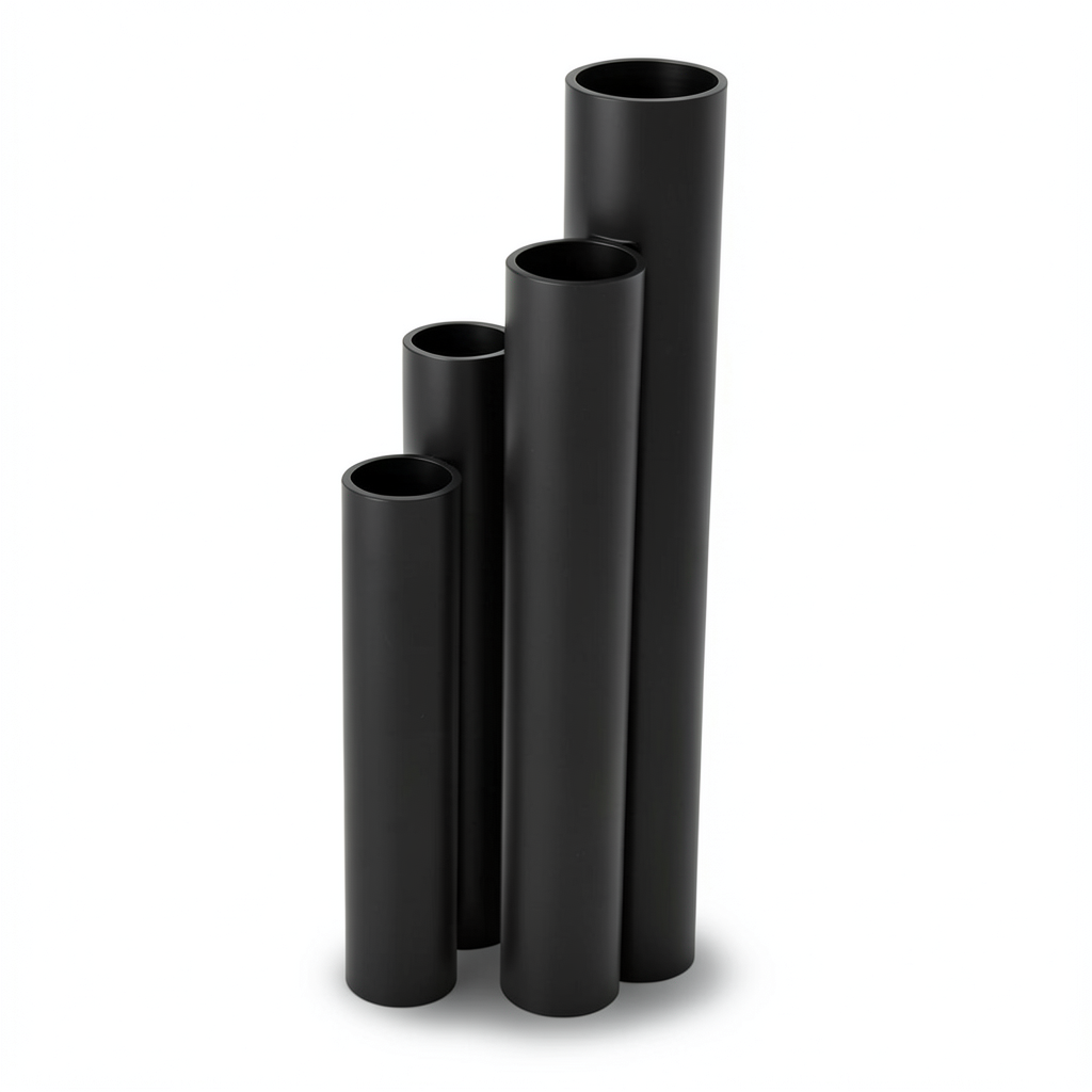 أنابيب HDPE SDR26 قطر خارجي 75 مم سمك 2.9 مم لون أسود