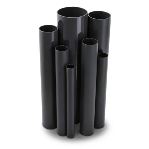 مواسير UPVC ضغط 6 بار قطر خارجي 250 مم سمك 7.3 مم لون اسود