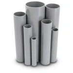 UPVC Pipes Schedule 80 Size 1¼ Inch Thickness 4.9 mm Gray