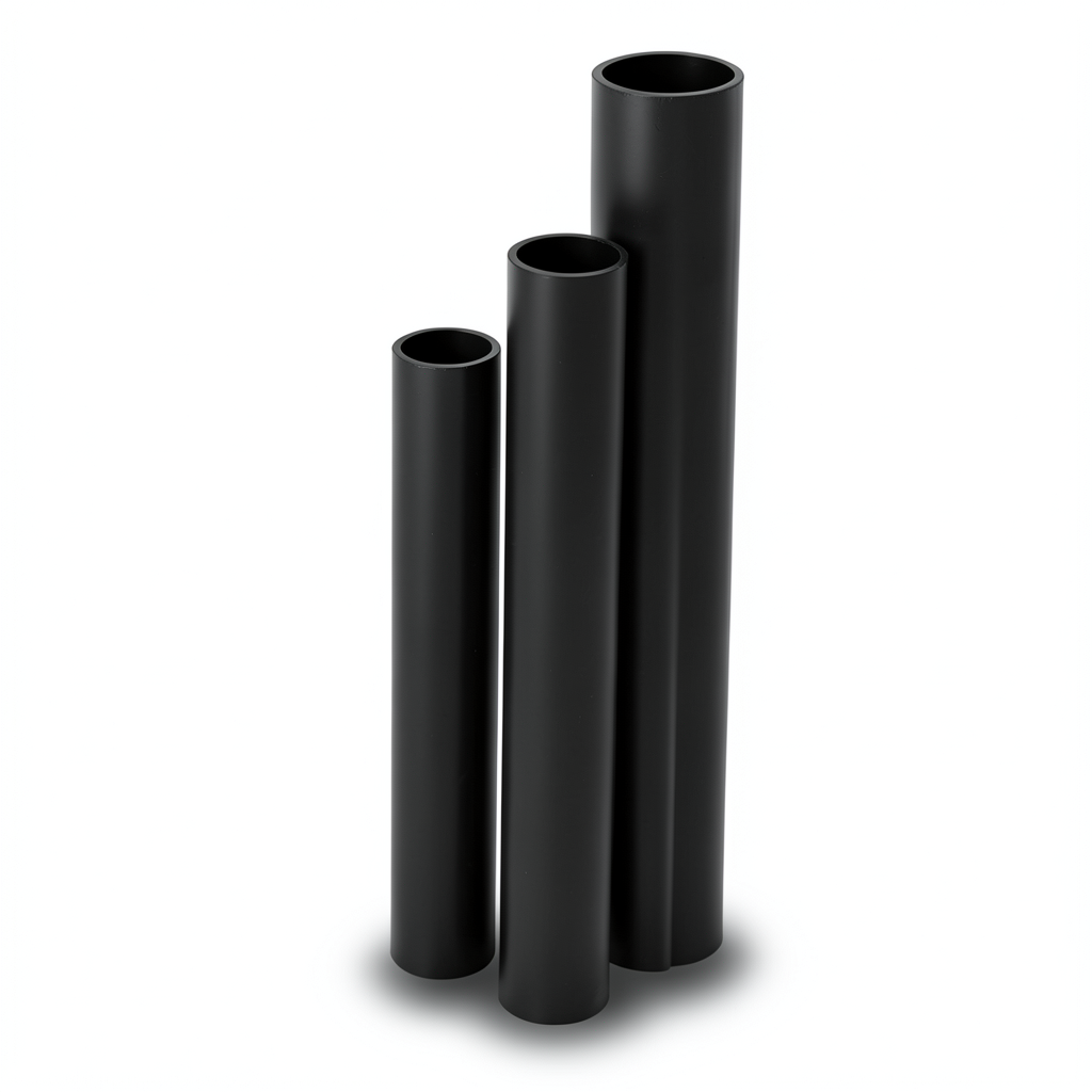 HDPE Pipes SDR26 Outside Diameter 110 mm Thickness 4.2 mm Black
