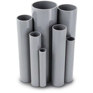 UPVC Pipes Schedule 80 Size ½ 1 Inch Thickness 5.10 mm Gray Colour