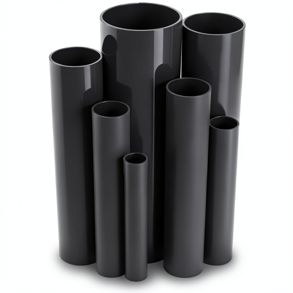 UPVC Pipes Schedule 80 Size 2 inch Thickness 5.5 mm Black