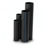 مواسير HDPE SDR 26 قطر خارجي 225 مم سمك 8.6 مم لون أسود