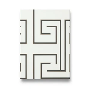 Italian Geometric Wallpaper 10m x 0.70m Off White, Model Z76001