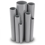UPVC Pipes Pressure 16 Bar Outside Diameter 250 mm Thickness 18.6 mm Gray