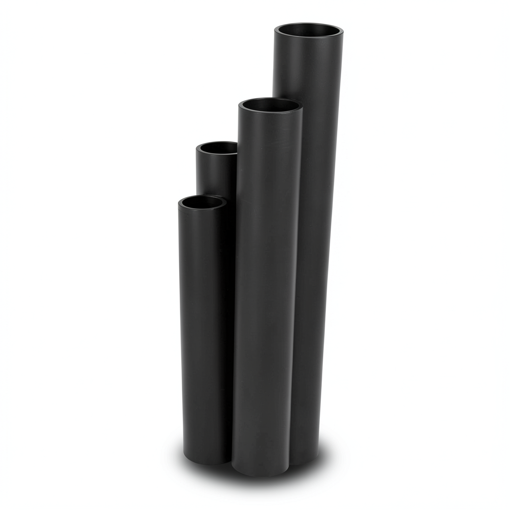 HDPE Pipes SDR 26 Outside Diameter 355 mm Thickness 13.6 mm Black