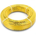 أنابيب HDPE PE 100 ضغط 20 بار قطر خارجي 125 مم سمك 14 مم لون أصفر | نيبروبلاست