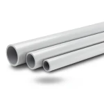UPVC Pipes Schedule 80 Size 2 Inch Thickness 5.54 mm Light Gray