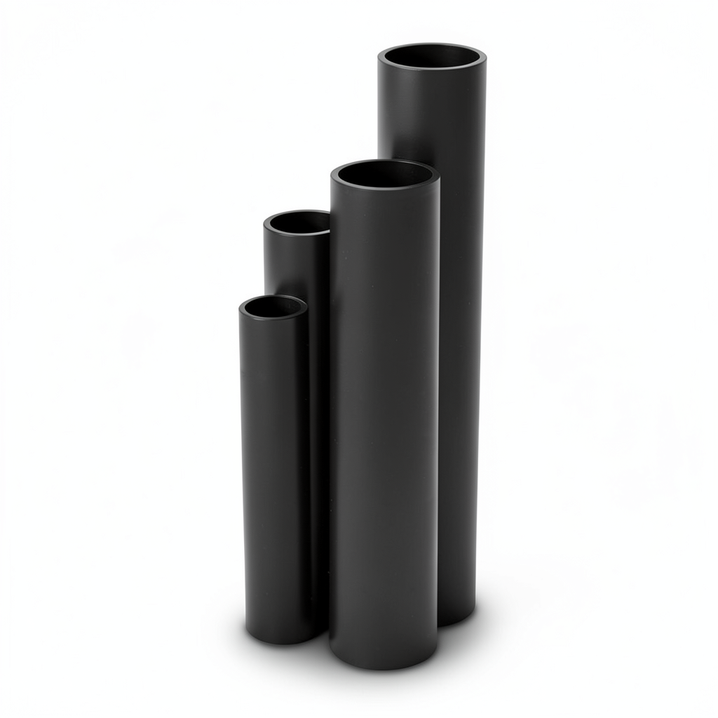 HDPE Pipes SDR 26 Outside Diameter 400 mm Thickness 15.3 mm Black