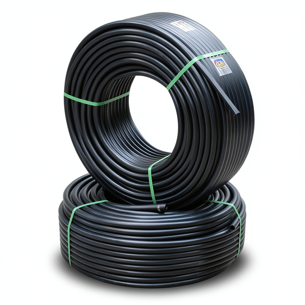أنابيب HDPE نيبروبلاست PE 80 ضغط 16 بار قطر خارجي 110 مم سمك 12.3 مم لون أسود | نيبروبلاست