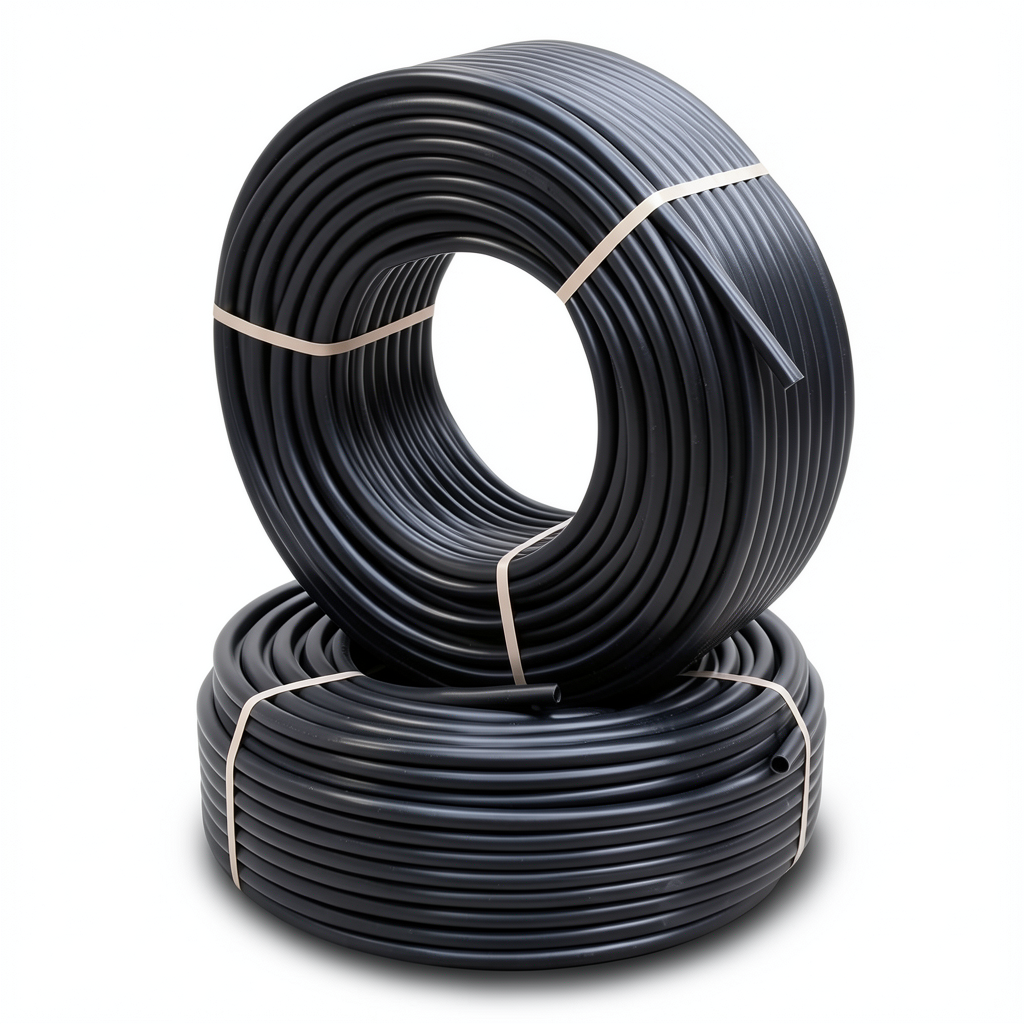أنابيب HDPE PE 80 ضغط 16 بار قطر خارجي 125 مم سمك 14 مم لون أسود | نيبروبلاست