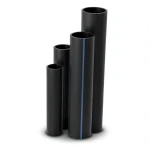 مواسير HDPE نسبة الأبعاد القياسية SDR 26 قطر خارجي 500 مم سمك 19.1 مم أسود