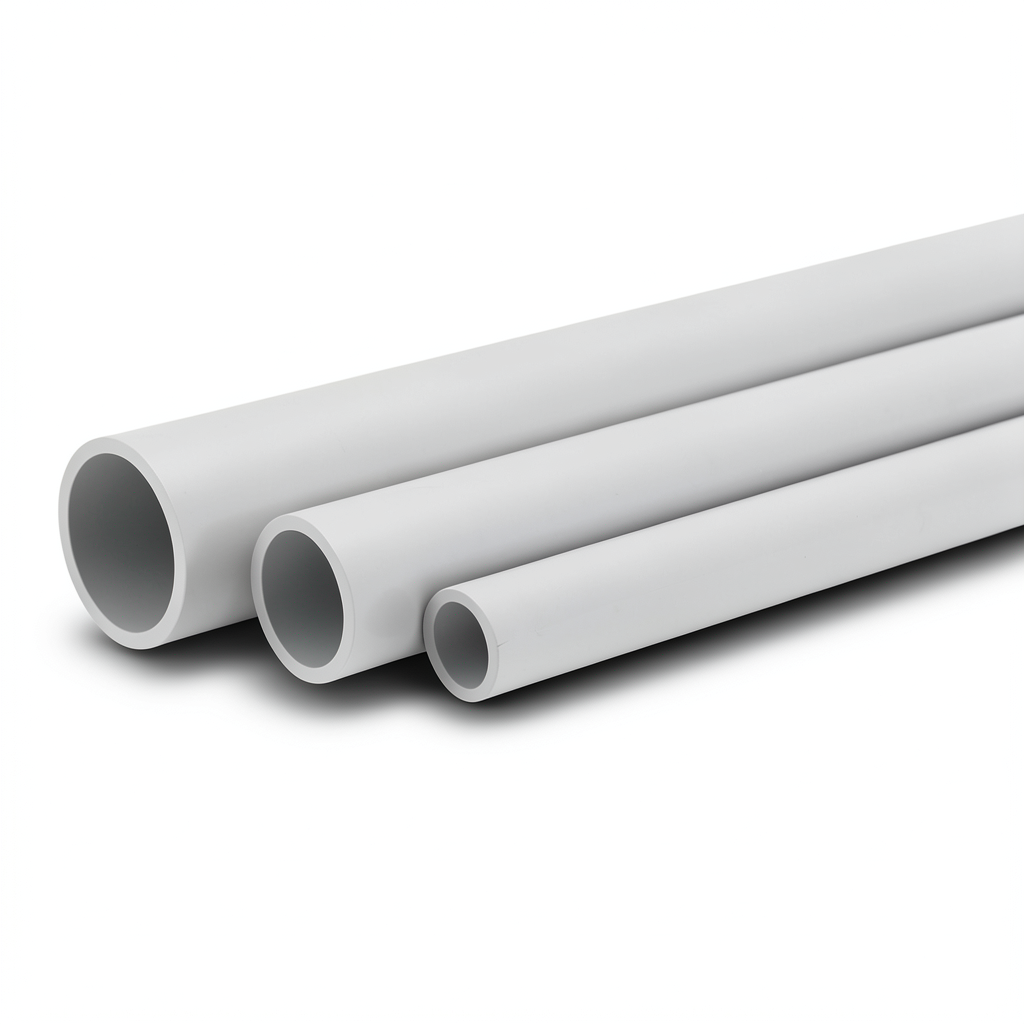 UPVC Pipes Schedule 80 Size 1 ½ inch Thickness 5.08 mm Light Gray