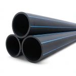 مواسير HDPE بولي إيثيلين عالي الكثافة PE 80 ضغط 16 بار قطر خارجي 280 مم سمك 31.3 مم لون أسود | نيبروبلاست