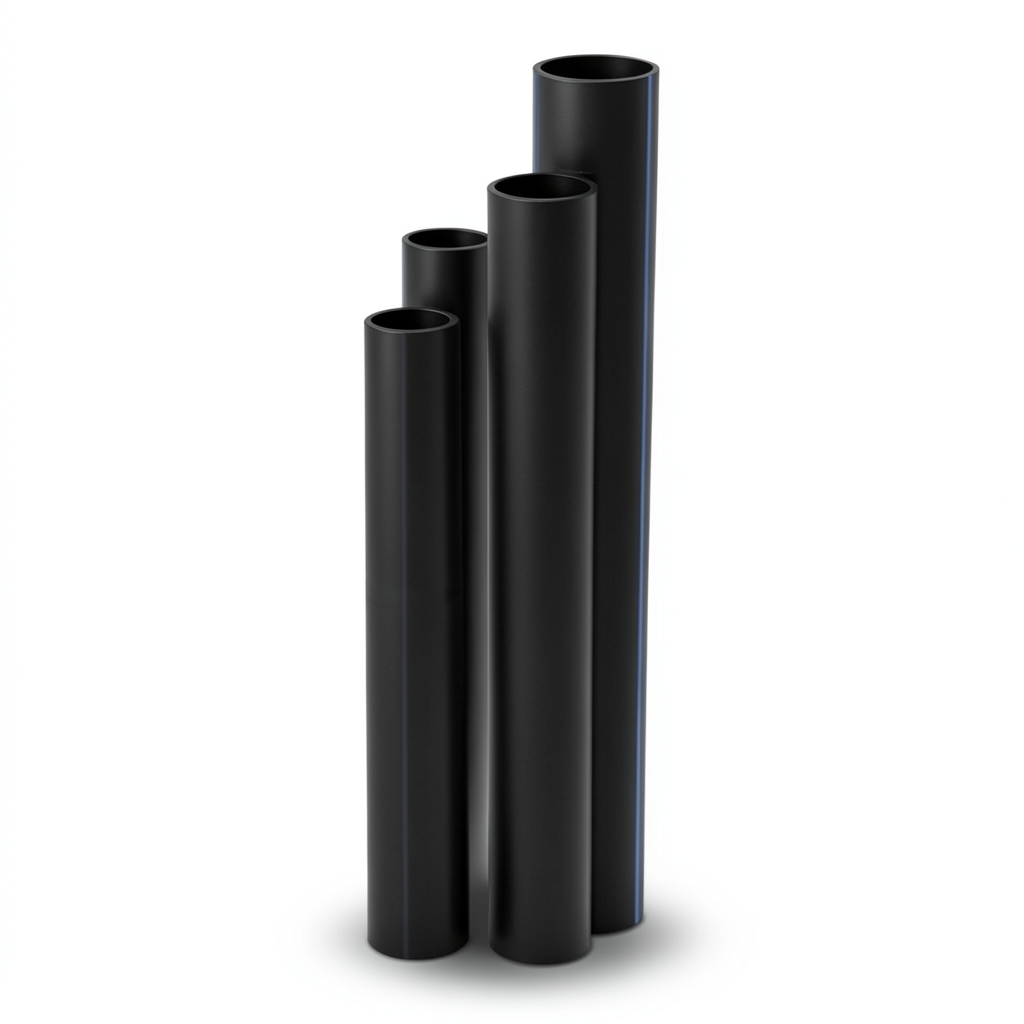 Al-Jawdah HDPE Pipes SDR 26 Outside Diameter 560 mm Thickness 21.4 mm Black