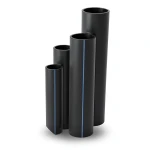 مواسير HDPE نسبة الأبعاد القياسية 26 قطر خارجي 710 مم سمك 27.2 مم لون أسود