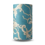 Italian Wallpaper Classic Design Turquoise Color, Size 10m x 0.70m, Model rc16068