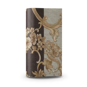 Classic Wallpaper Length 10m, Width 0.70m, Brown With Beige Color