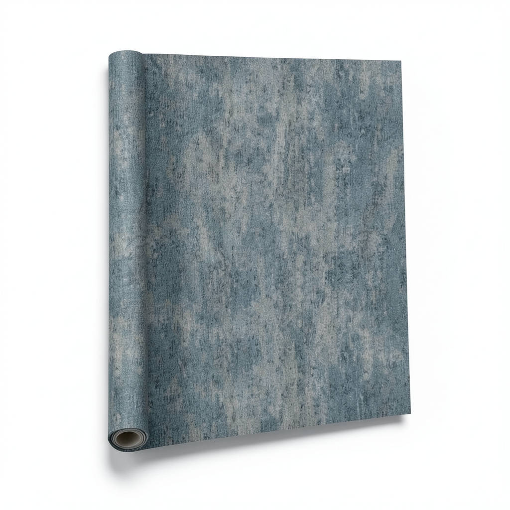 Italian Patterned Wall Covering 10m x 1.06m Dark Gray, Model 82968