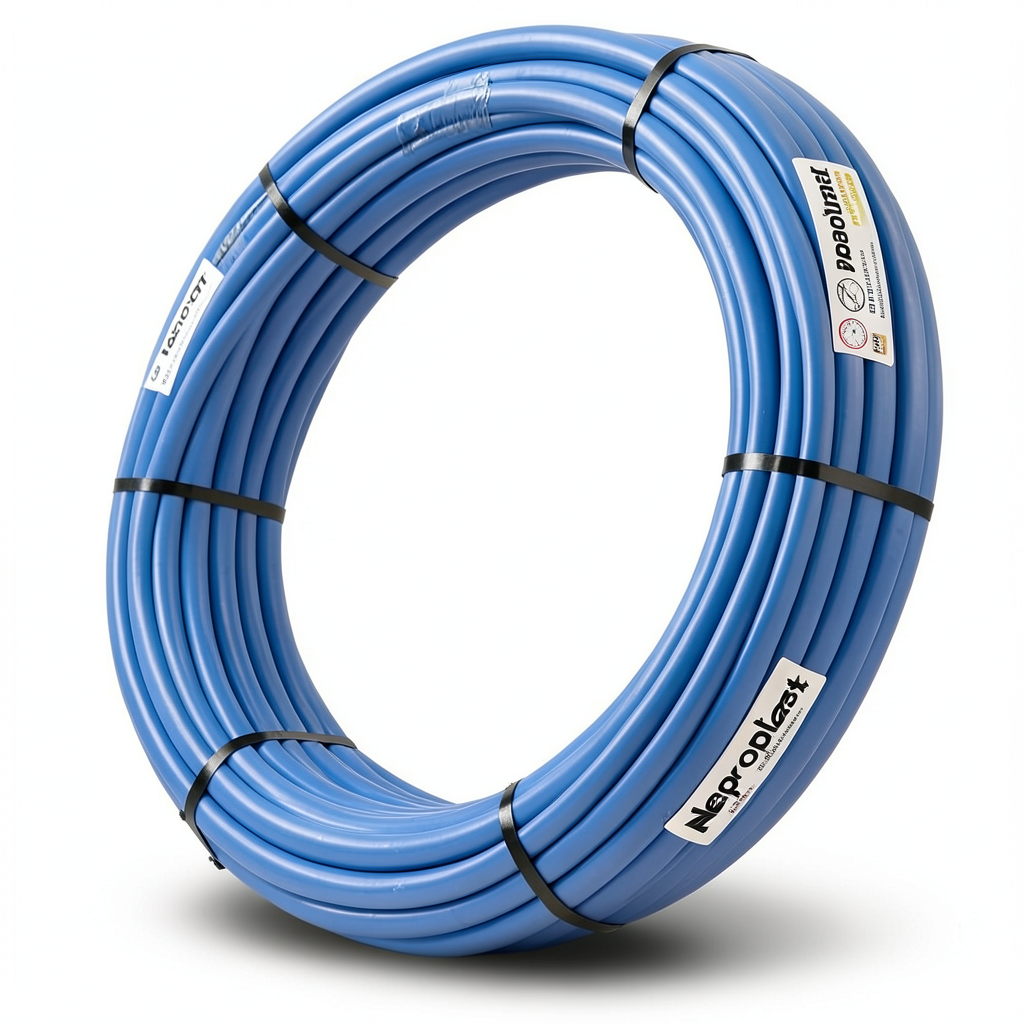 Neproplast HDPE Pipes PE 80 Pressure 16 Bar Outside Diameter 125 mm Thickness 14 mm Blue | NEPROPLAST