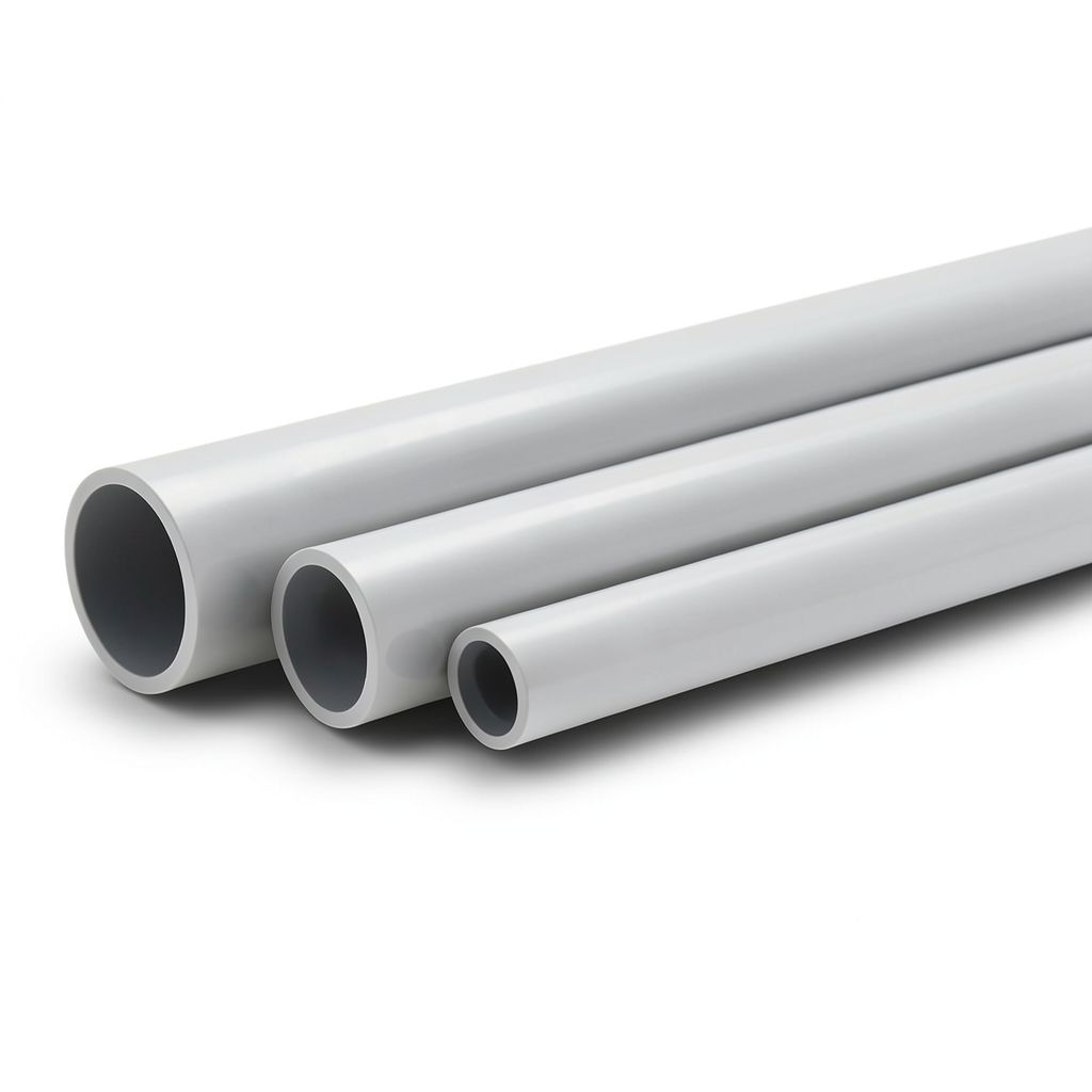 أنابيب UPVC جدول 80 مقاس ½ إنش سمك 3.73 مم لون رمادي فاتح | Jasco