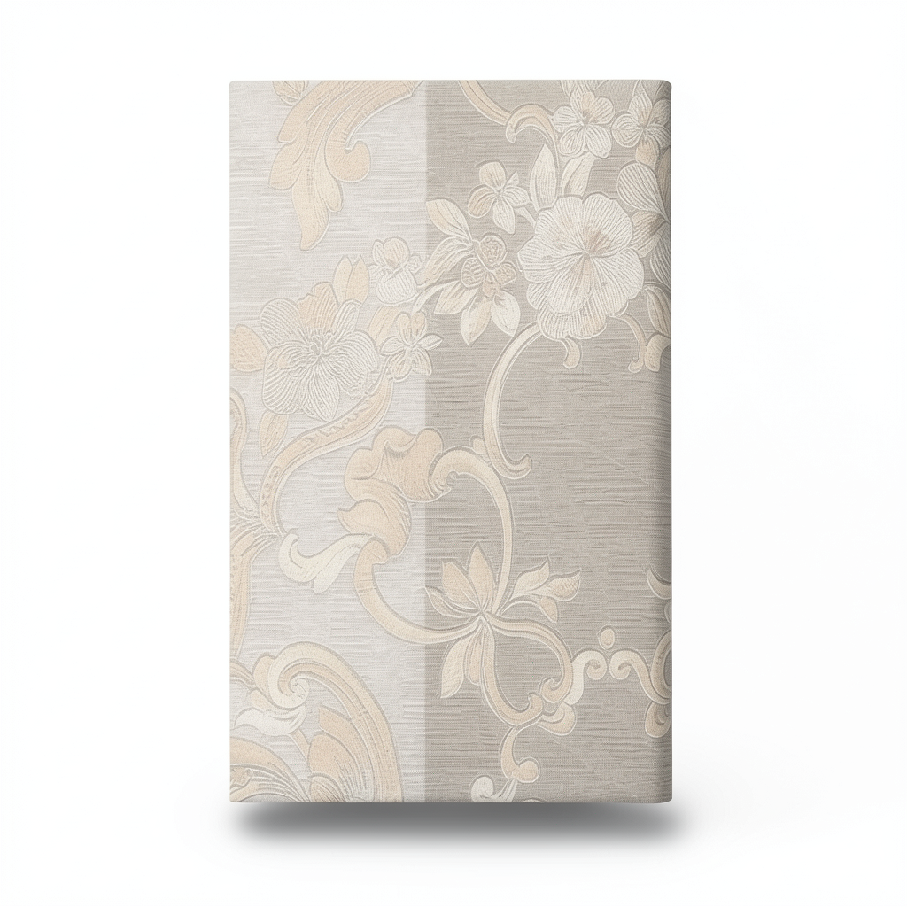Classic Wallpaper Length 10m, Width 0.70m, Beige Color, Model rc16072