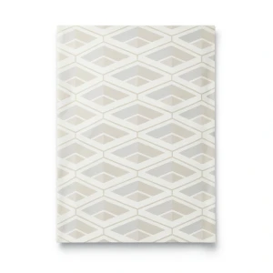 Italian Geometric Wall Covering 10m x 0.70m Light Beige, Model Z76003