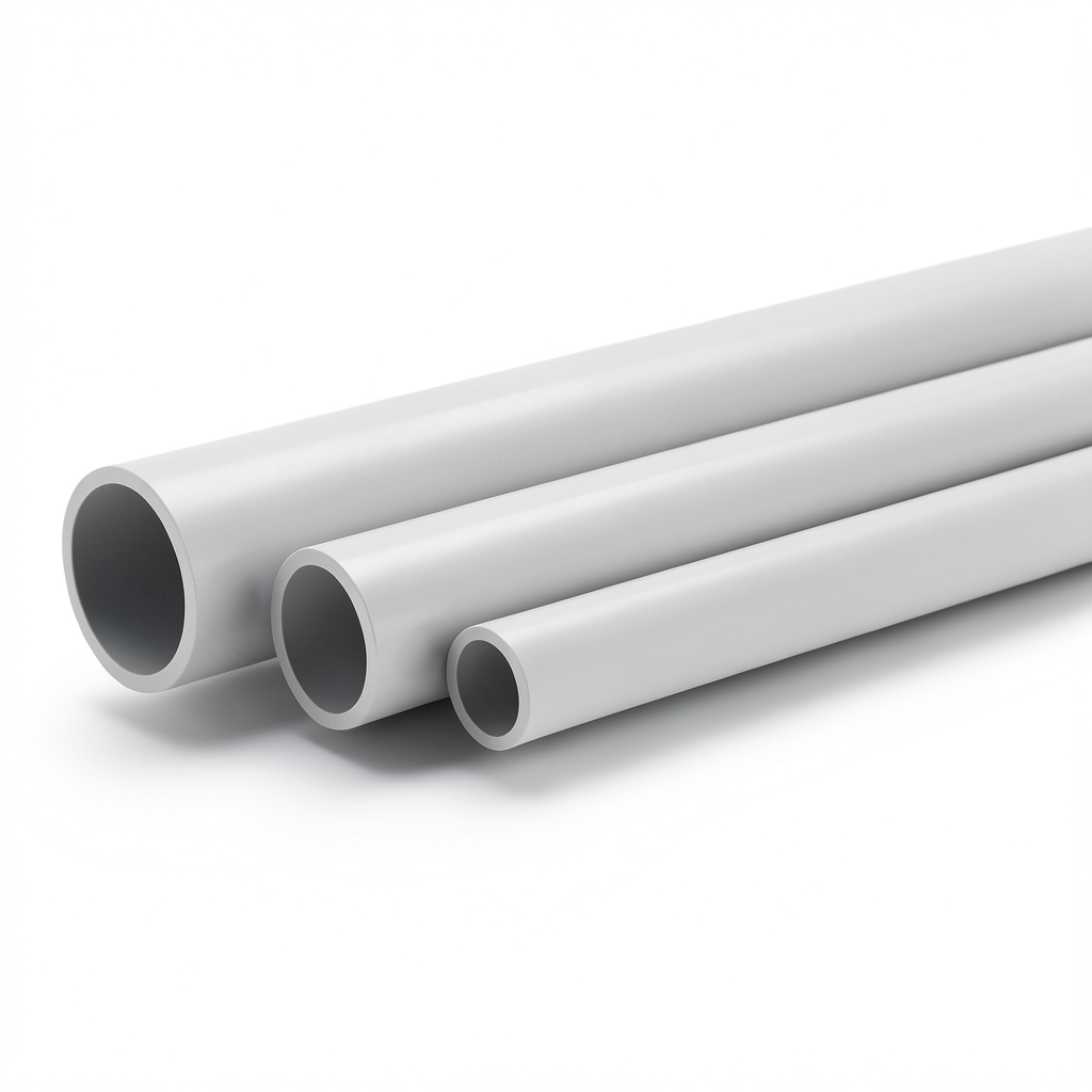 UPVC Pipes Schedule 80 Size 1¼ inch Thickness 4.85 mm Light Gray