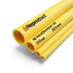 مواسير HDPE نيبروبلاست PE 100 ضغط 20 بار قطر خارجي 160 مم سمك 17.9 مم لون أصفر | نيبروبلاست