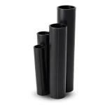 مواسير HDPE نسبة أبعاد قياسية 26 قطر خارجي 1000 مم سمك 38.2 مم لون أسود