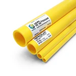 مواسير HDPE PE 100 ضغط 20 بار قطر خارجي 180 مم سمك 20.1 مم لون أصفر | نيبروبلاست