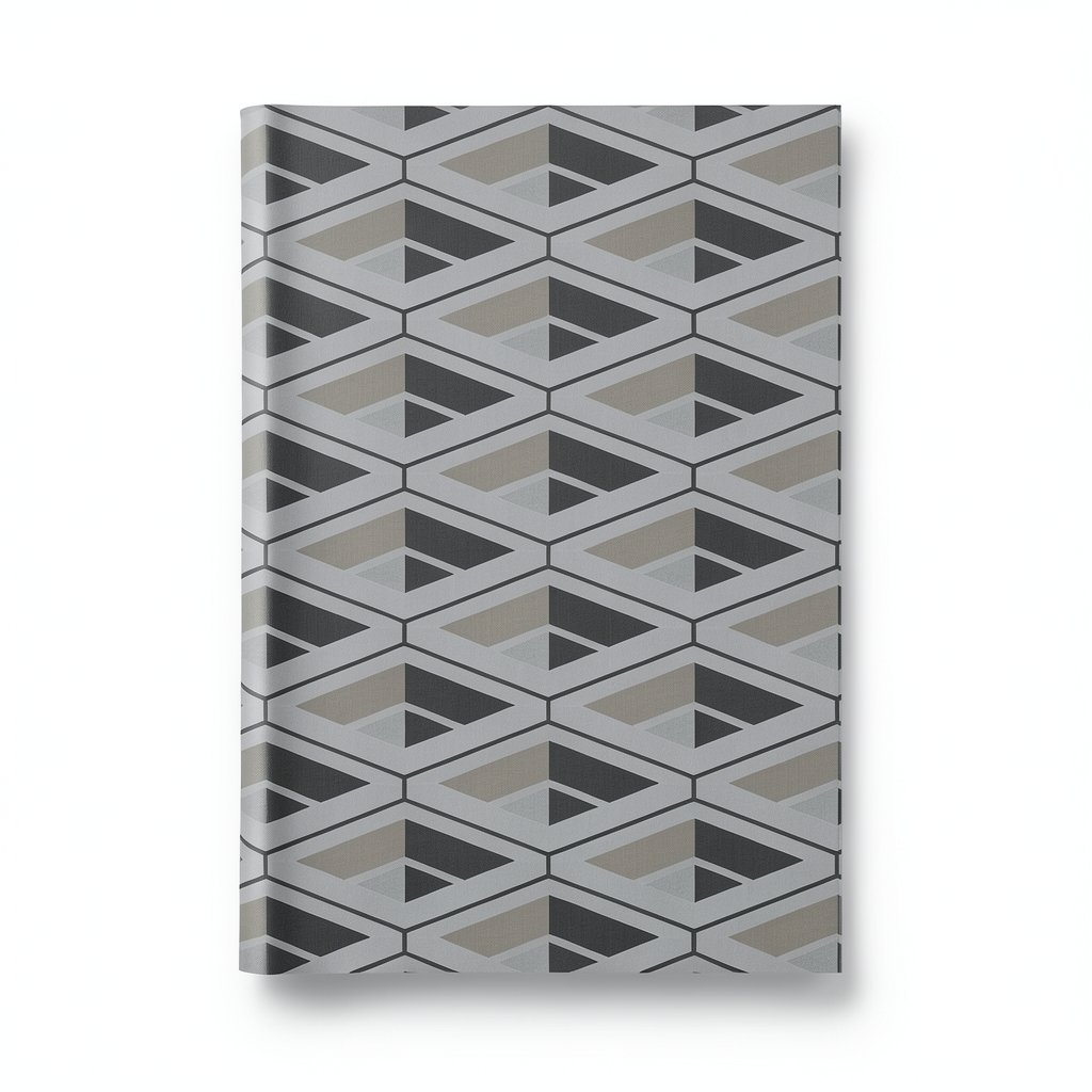 Geometric Wallpaper Gray 10m x 0.70m, Model Z76006