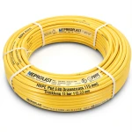 أنابيب HDPE PE 80 ضغط 16 بار قطر 110 مم سمك 12.3 مم لون أصفر | نيبروبلاست