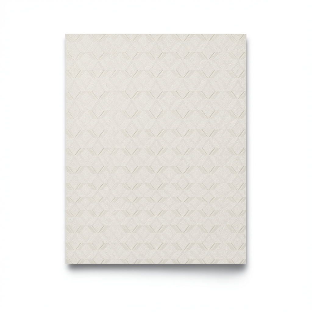 Italian Geometric Wall Covering 10m x 0.70m Light Beige, Model Z76011