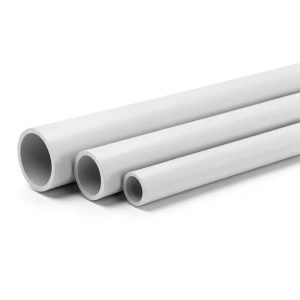 مواسير UPVC جدول 80 مقاس 1 إنش سمك 4.55 مم لون رمادي فاتح