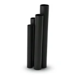 مواسير HDPE الجودة SDR 11 قطر خارجي 50 مم سمك 4.6 مم لون أسود