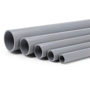 UPVC Pipes Nominal Pressure 4 Bar Outside Diameter 355 mm Thickness 7 mm Gray