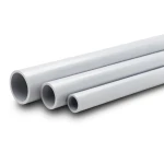 مواسير UPVC جدول 80 مقاس 2 إنش سمك 5.54 مم لون رمادي فاتح