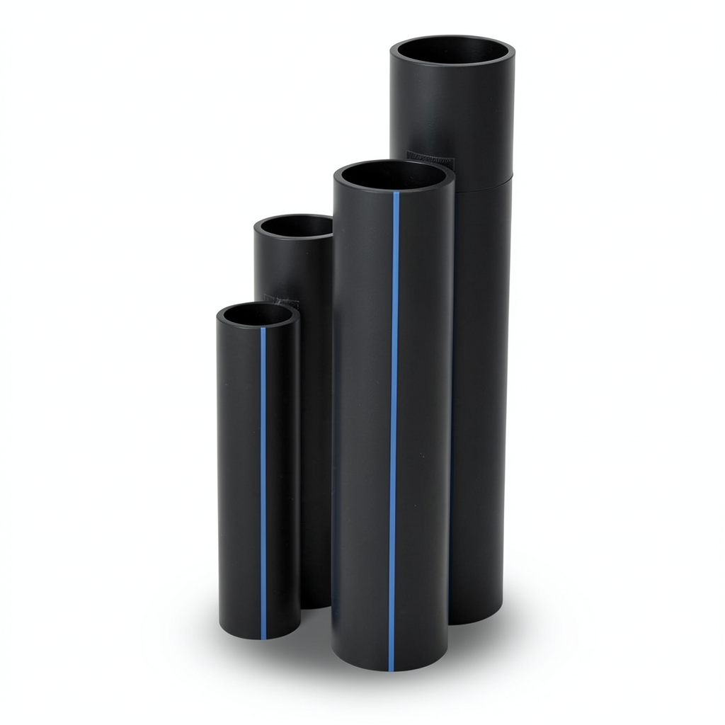 HDPE Pipes SDR 26 Outside Diameter 900 mm Thickness 34.4 mm Black