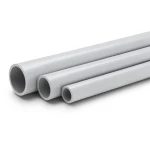 UPVC Pipes Schedule 80 Size 1¼ inch Thickness 4.85 mm Light Gray