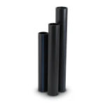 مواسير HDPE نسبة أبعاد قياسية 26 قطر خارجي 1000 مم سمك 38.2 مم لون أسود