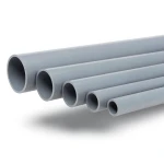مواسير UPVC ضغط 2 بار قطر خارجي 110 مم سمك 1.8 مم لون رمادي