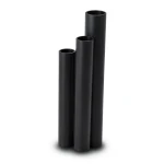 مواسير HDPE SDR 11 قطر خارجي 140 مم سمك 12.7 مم لون أسود