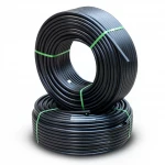 أنابيب HDPE نيبروبلاست PE 100 ضغط 16 بار قطر خارجي 50 مم سمك 4.6 مم لون اسود