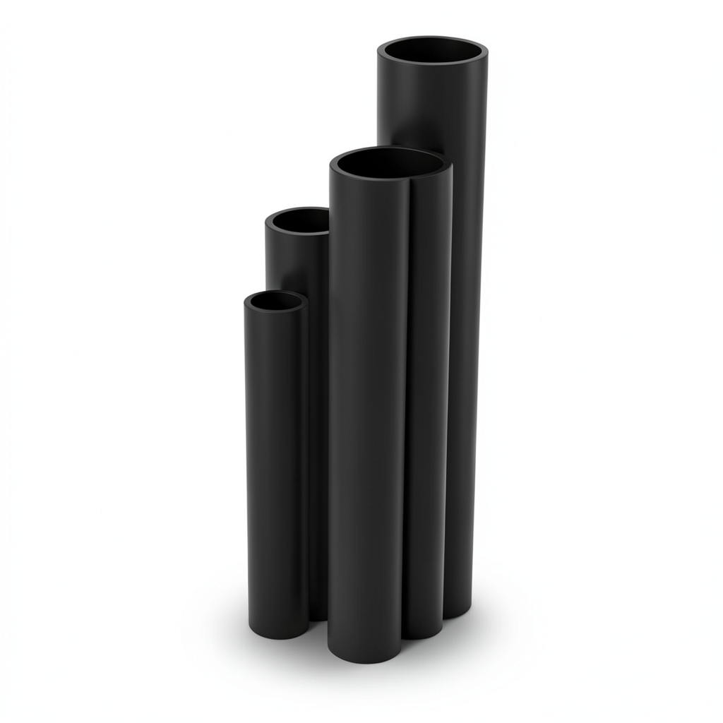 مواسير HDPE SDR 11 قطر خارجي 25 مم سمك 2.3 مم لون أسود