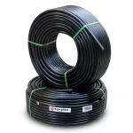 أنابيب HDPE نيبروبلاست PE 100 ضغط 16 بار قطر خارجي 63 مم سمك 5.8 مم لون اسود