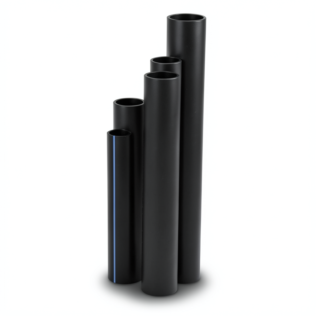 Al-Jawdah HDPE Pipes SDR 11 Outside Diameter 50 mm Thickness 4.6 mm Black