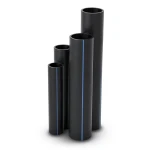 مواسير HDPE SDR 11 قطر خارجي 250 مم سمك 22.7 مم لون أسود
