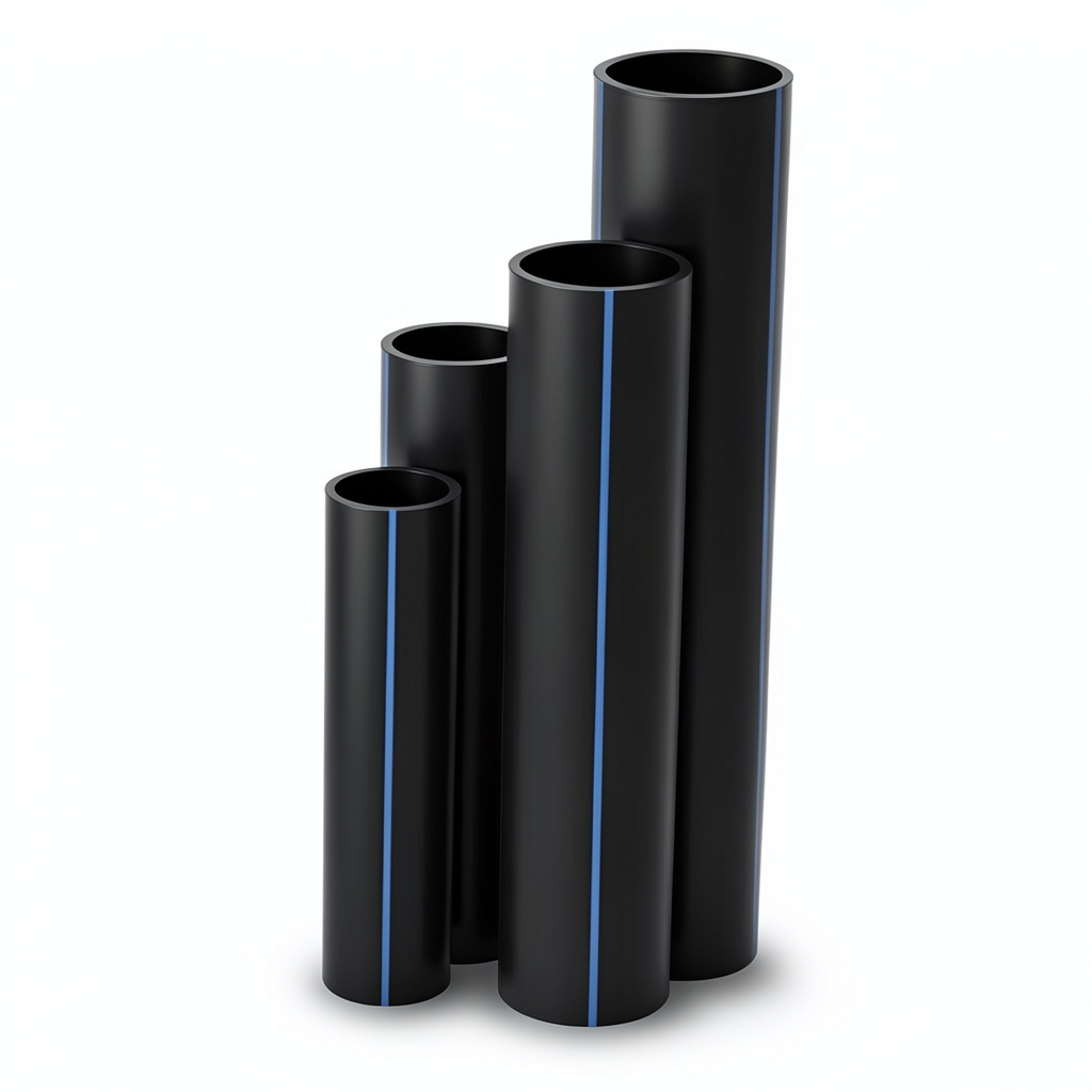 مواسير HDPE SDR 11 قطر خارجي 75 مم سمك 6.8 مم لون أسود