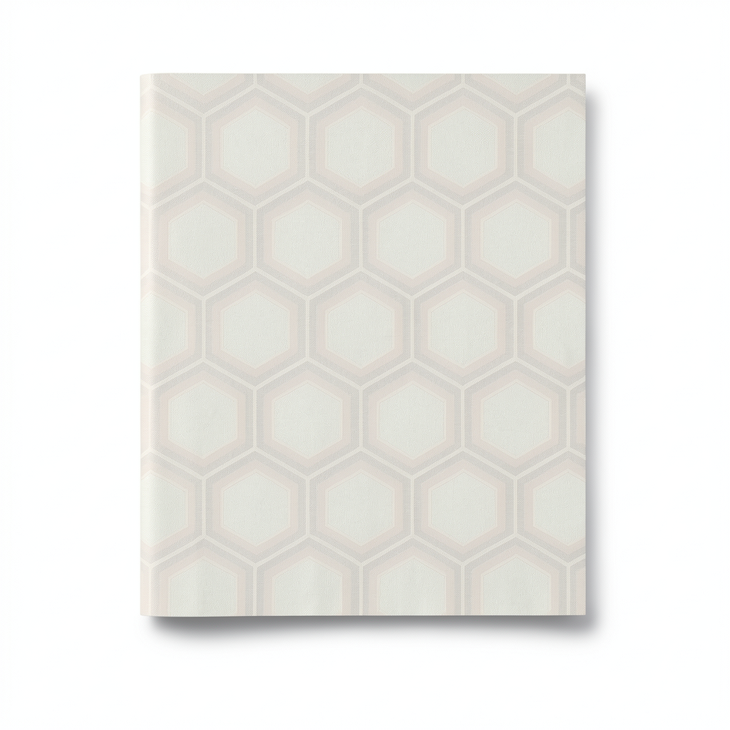 Italian Geometric Wallpaper 10m x 0.70m Light Beige, Model Z76010
